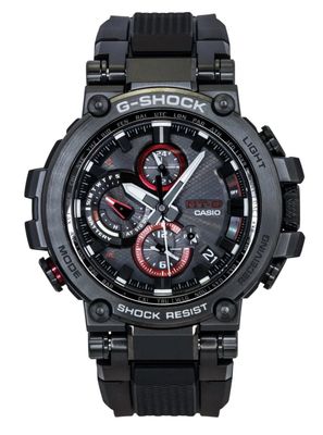 Casio G-SHOCK Bluetooth radio-controlled men's watch MTG-B1000B-1AJF JDM “MT-G” Premium – Sapphire – All Black Edition Made in Japan 200m WR Triple G Resist JDM (Japanese domestic market)