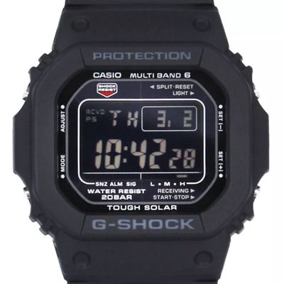 Casio G-SHOCK GW-M5610U-1BJF radio-controlled solar watch “The Origin” JDM All Black Edition (Updated Module) 200M WR JDM (Japan Domestic Market)