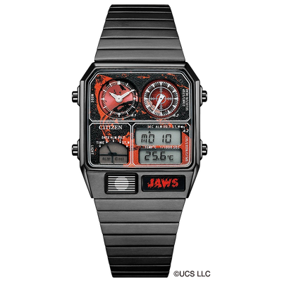 Citizen Ana-Digi Temp JG2138-60Z Record Label JDM unisex quartz watch 32.5mm– Limited Edition JAWS (Jaws) JDM (Japanese domestic market)