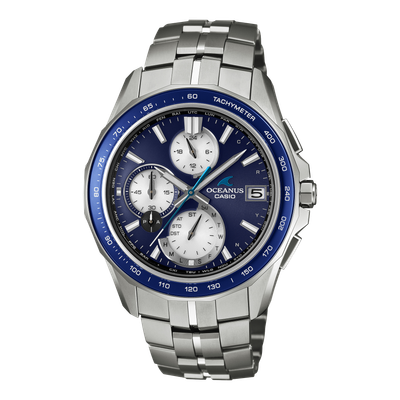 Casio Oceanus Manta OCW-S7000F-2AJF JDM Bluetooth Titanium radio-controlled men's watch 42.8 mm – Titanium, Sapphire, and Premium Connectivity Ultra-thin 100 m Titanium strap and case Made in Japan JDM (Japanese Domestic Market)