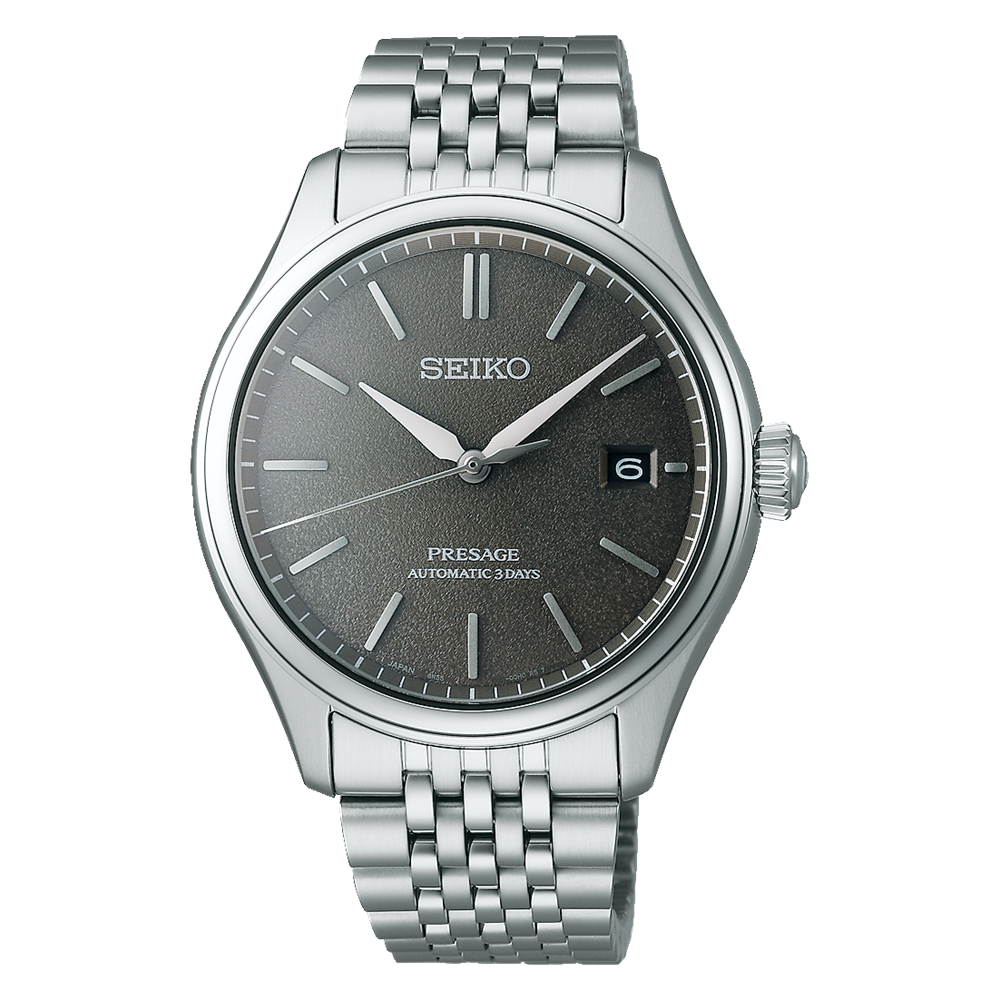 Seiko Presage Classic Series SARX123 men's automatic watch JDM 40.2mm – Black dial, sapphire crystal, and steel with “Diamond Shield” made in Japan 6R55 100m WR JDM (Japanese domestic market) 3 days power reserve