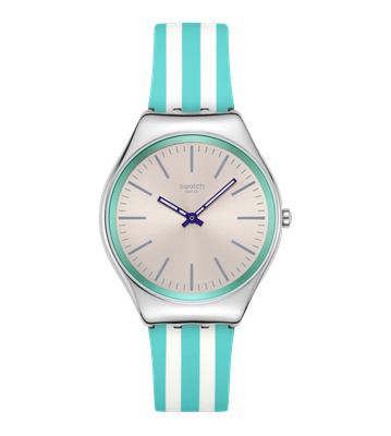 Swatch BEACH HOUR SYXS160 38mm 30m WR quartz unisex watch