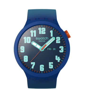 Swatch ESSENTIALLY BOLD SB01N700 47MM 30M WR Quartz Unisex Watch