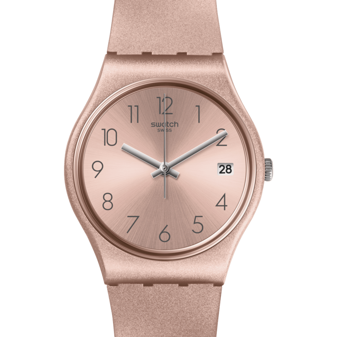 Swatch PINKBAYA GP403 34MM 30M WR quartz unisex watch