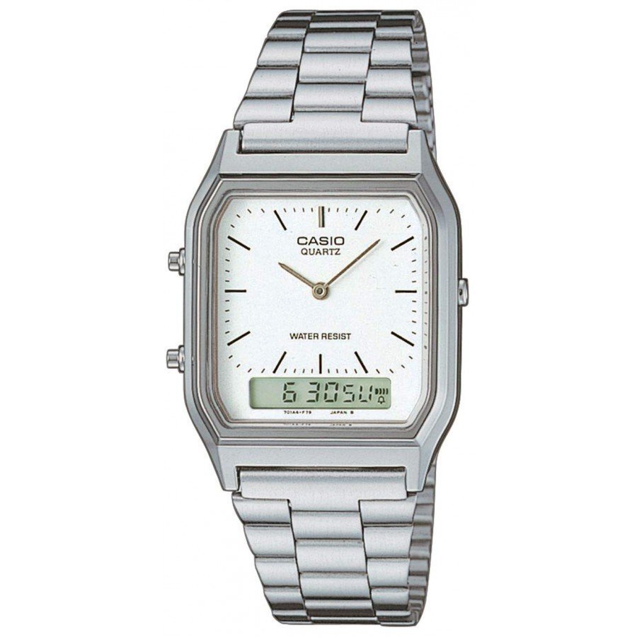 Reloj Casio VINTAGE EDGY AQ-230A-7D unisex dial analógico y digital