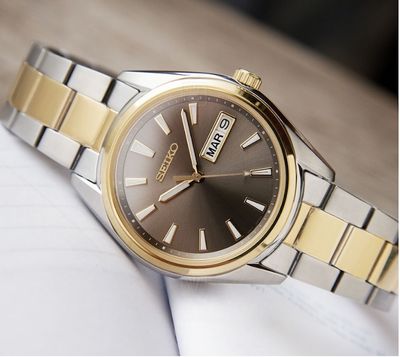 Seiko NeoClassic SUR348P1 unisex watch, 36mm, 100m WR, sapphire crystal, steel strap, quartz