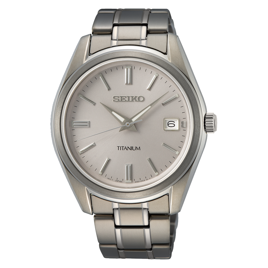 Seiko NeoClassic SUR369P1 Men's Titanium Watch 40.2mm 100m WR Sapphire Crystal Titanium Strap and Case