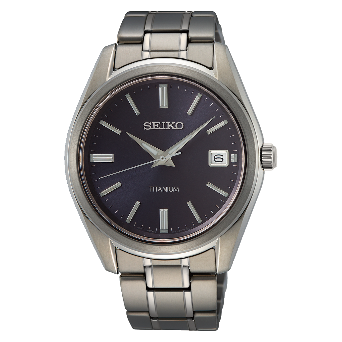 Seiko NeoClassic SUR373P1 Men's Titanium Watch 40.2mm Sapphire Crystal 100m WR Titanium Strap and Case - Quartz