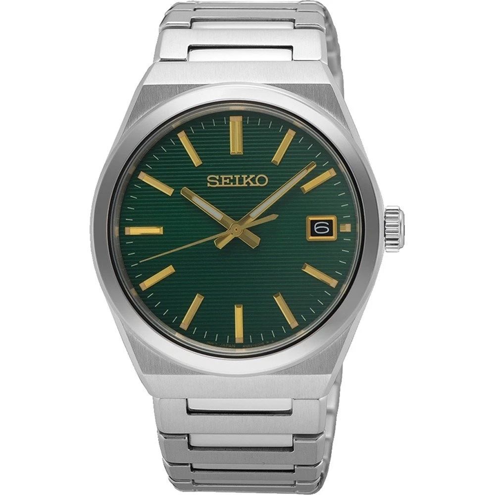 Seiko Conceptual SUR601P1 men's quartz watch, 38.9 mm, sapphire crystal, 100 m WR, steel strap
