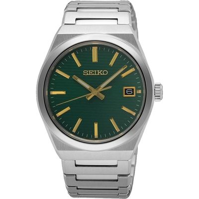 Seiko Conceptual SUR601P1 men's quartz watch, 38.9 mm, sapphire crystal, 100 m WR, steel strap