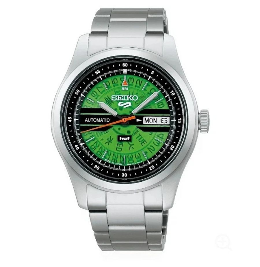 Seiko SBSA323 / SRPM09 JDM Mechanical HUF Limited Edition Men's Automatic Watch Made in Japan 39.4mm 100m WR Steel Strap JDM (Japanese Domestic Market)
