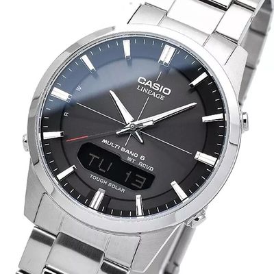 Casio Lineage LCW-M170D-1AJF JDM 39.5MM Solar-powered radio-controlled watch Sapphire crystal Steel strap Multiband 6 radio control (worldwide) Charge indicator 50m WR Japan Domestic Market