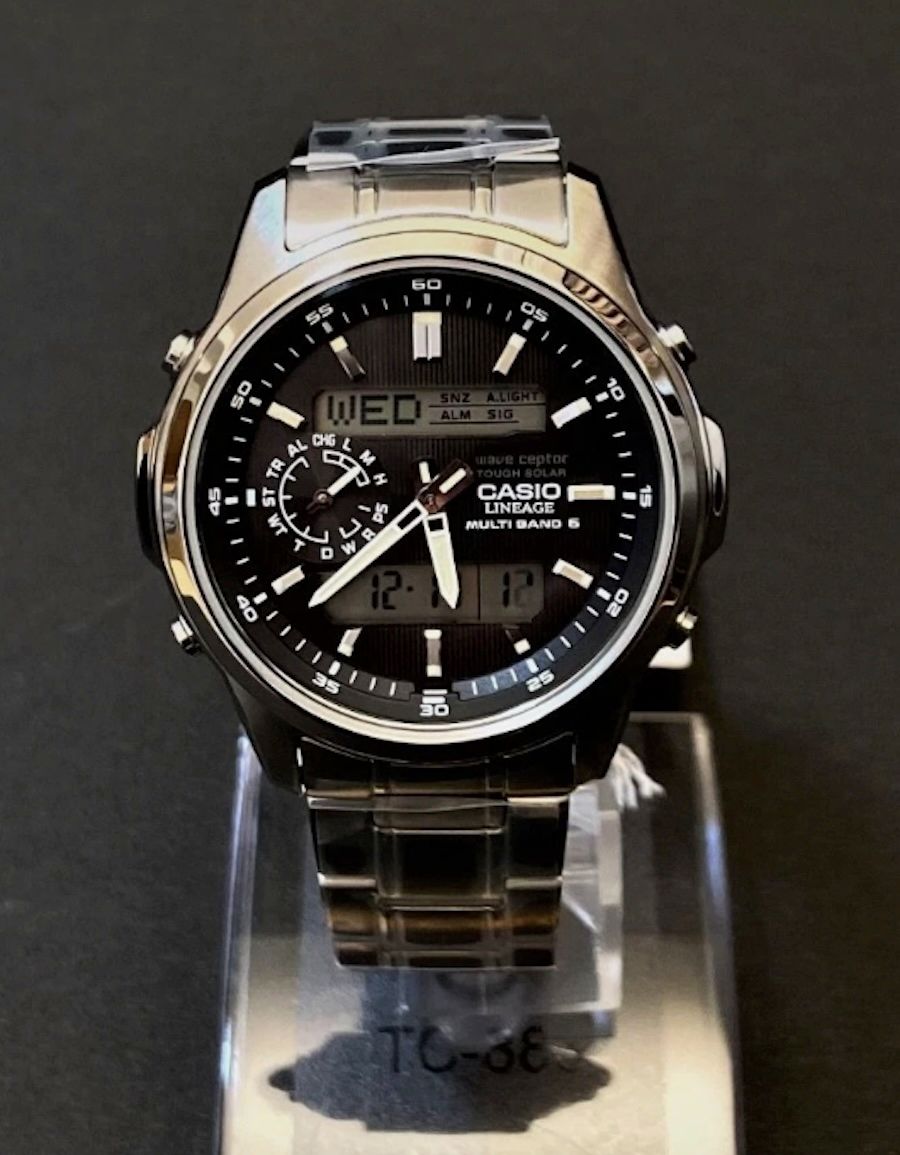 Casio Lineage LCW-M300D-1AJF JDM 42.8mm 50m WR radio-controlled solar watch Multiband 6 (Worldwide) Neobrite steel strap Japan Domestic Market