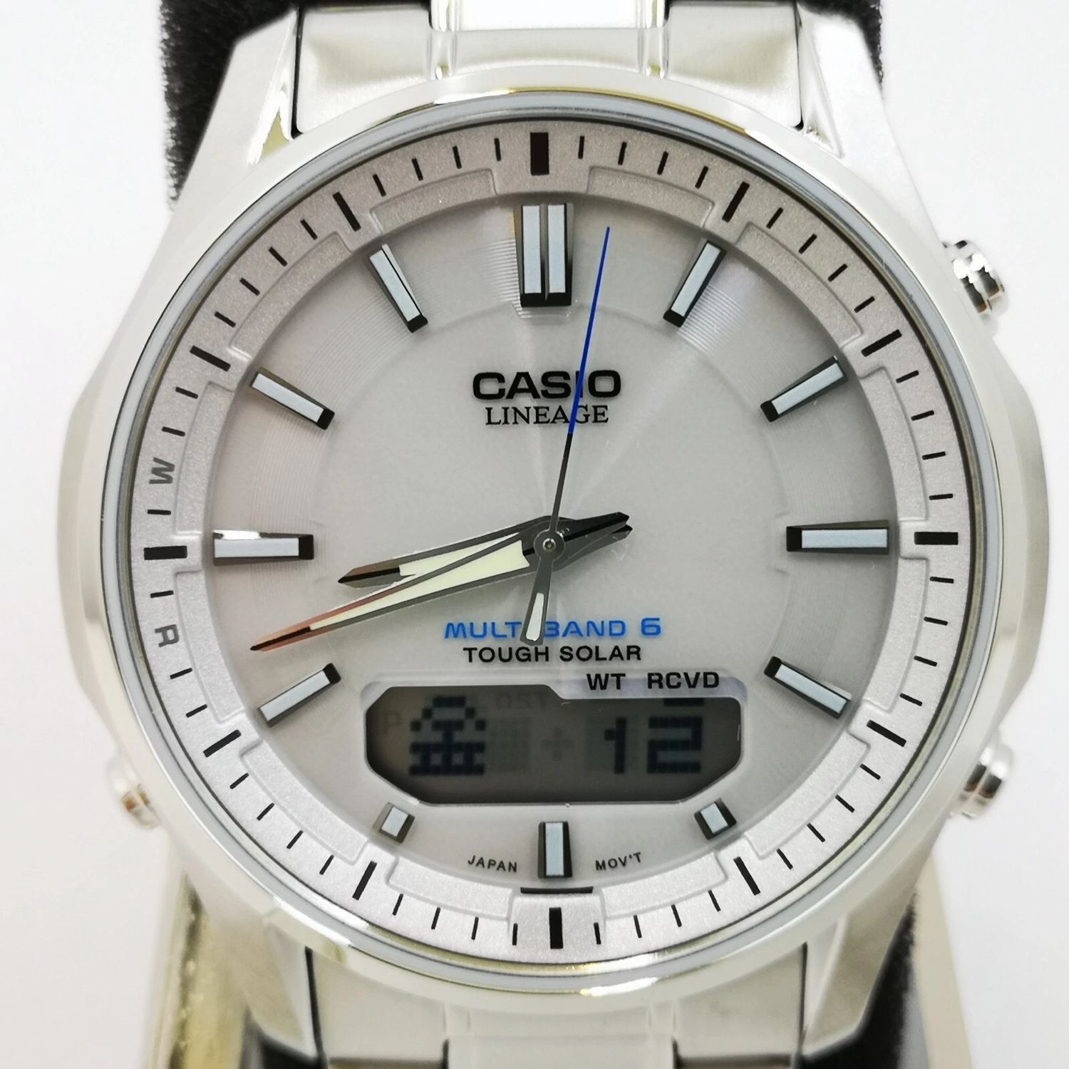 Casio Lineage LCW-M100DE-7AJF JDM 40MM 50M WR radio-controlled sundial Multiband 6 (worldwide) JDM (Japanese domestic market) Neobrite steel strap