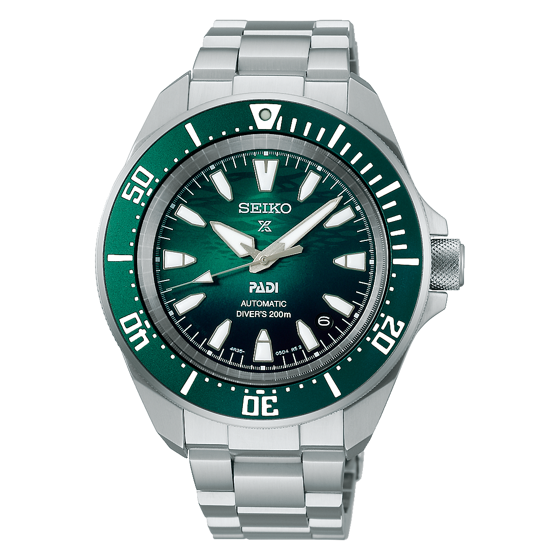Seiko Prospex Samurai SRPL53K1 Padi 41.7mm 200m WR automatic diving watch for men with steel strap