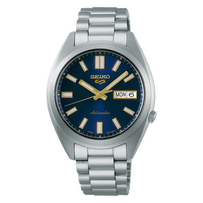 Seiko 5 Sports SNXS Style SRPL55K1 men's automatic watch, 37.4 mm, 100 m WR, steel strap, 4R36