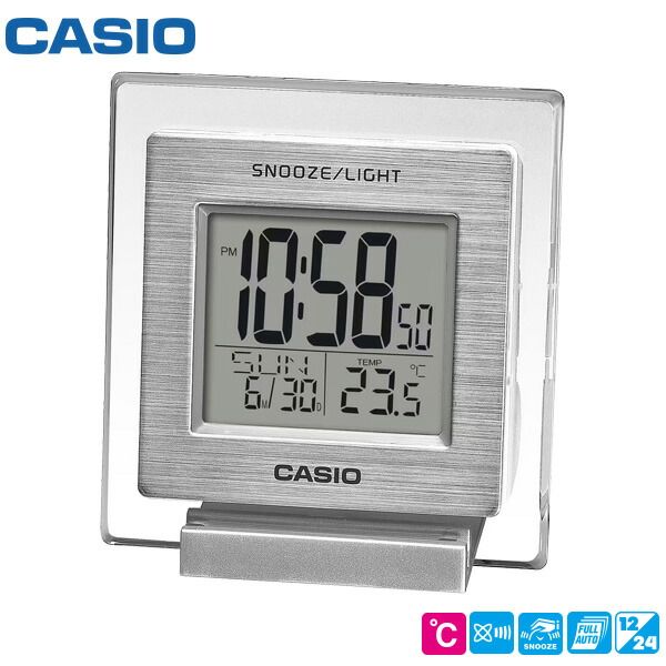 Casio DQ-736-8JF JDM Travel Alarm Clock (Travel Alarm Clock) Snooze Function 82 × 78 × 49 mm 115 grams JDM (Japanese domestic market)