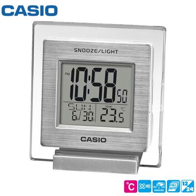 Casio DQ-736-8JF JDM Travel Alarm Clock (Travel Alarm Clock) Snooze Function 82 × 78 × 49 mm 115 grams JDM (Japanese domestic market)