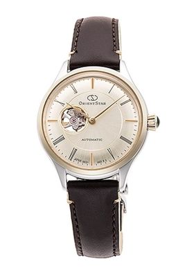 Orient Star Contemporary Women's Automatic Watch RE-ND0010G, 30.5 mm, leather strap, Made in Japan, Caliber 55C22