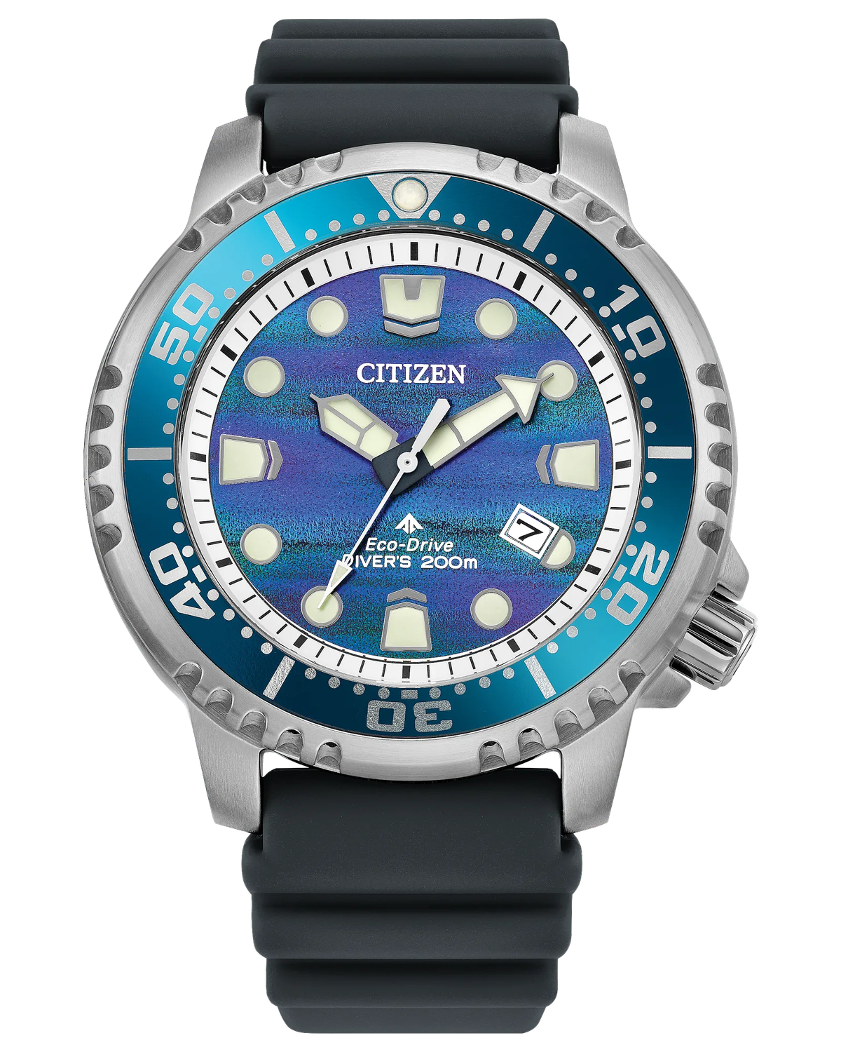 Citizen Promaster Dive Men's Dive Watch BN0167-09W Limited Edition 44mm 200m Water Resistance Silicone Strap Eco-Drive Movement (powered by solar energy or light)