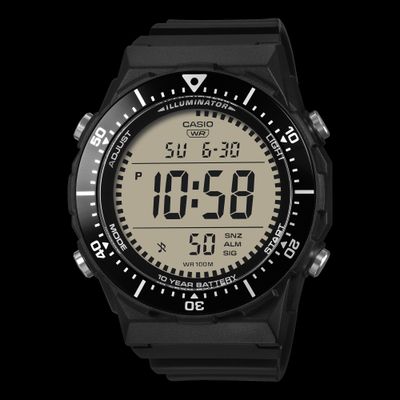 Casio Sports AE-1700H-1AV Men's Digital Watch, 100m Water Resistance, 10-Year Battery Life, Resin Strap