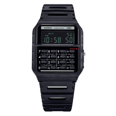 Casio CA-53WB-1B A Tribute to the Casio Mini Calculator Unisex Digital Watch with Calculator 43.2 × 34.4 × 8.2 mm Dual Time Alarm