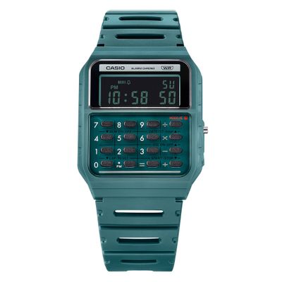Casio CA-53WB-3B A Tribute to the Casio Mini Calculator Unisex Digital Watch with Calculator 43.2 × 34.4 × 8.2 mm Dual Time Alarm