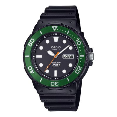 Casio Sports MRW-230H-1E3V Men's Quartz Watch 47.9 × 44.6 × 12.3 mm, 100m Water Resistance, Resin Strap