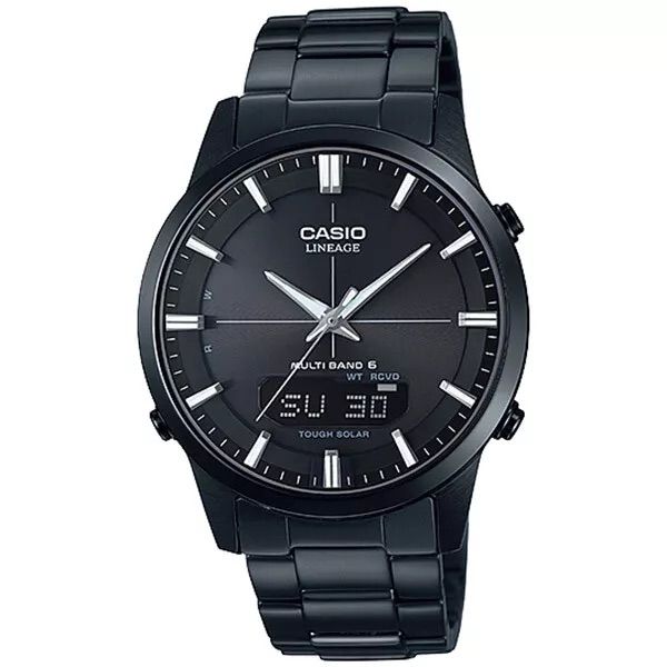 Casio Lineage LCW-M170DB-1AJF JDM Radio-Controlled Solar Watch 46.4 × 39.5 × 9.2 mm Sapphire Crystal World Time 50m Water Resistance JDM (Japanese Domestic Market)