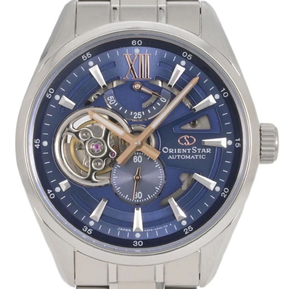 Orient Star Modern Skeleton Men's Automatic Watch RE-AV0135L 41mm 100m Water Resistance Sapphire Crystal Steel Strap