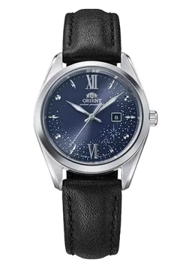 Orient Stretto RA-WG0605L Women's Solar Watch, 32.1 mm, sapphire crystal, 29 g, 50 m water resistance, leather strap