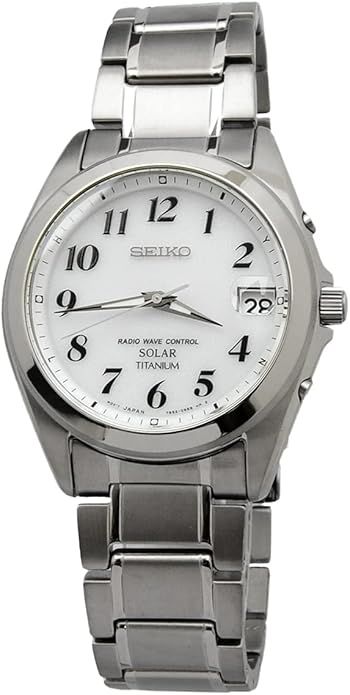 Seiko Selection Spirit SBTM223 JDM Radio-Controlled Titanium Solar Watch, 37.8 mm, 100 m water resistance, titanium band and case (Japanese domestic market)