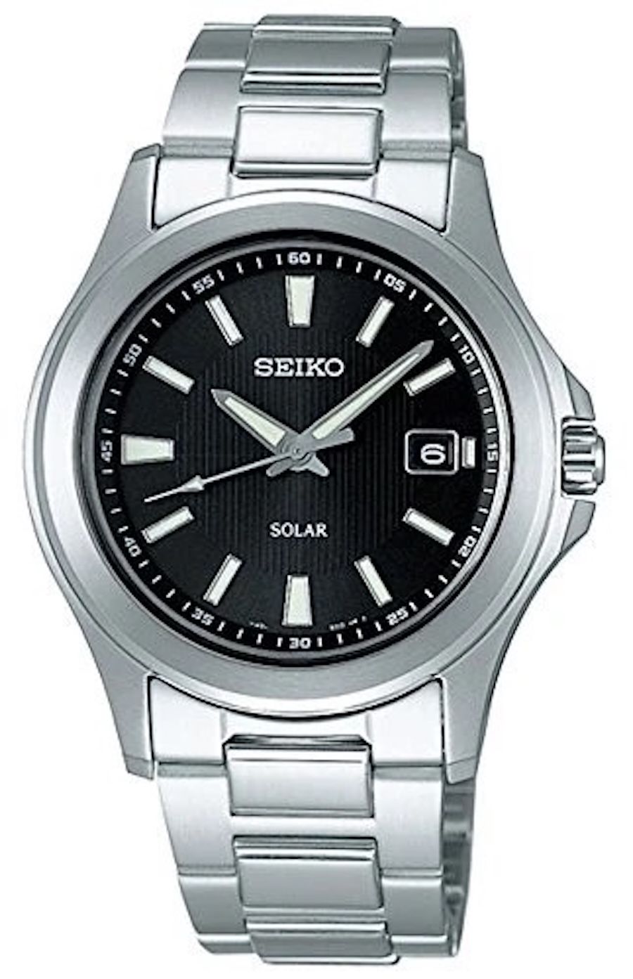 Seiko Selection Spirit SBPN067 Men's Solar Watch, 37.7 mm, 100 m water resistance, steel band (JDM – Japanese domestic market)