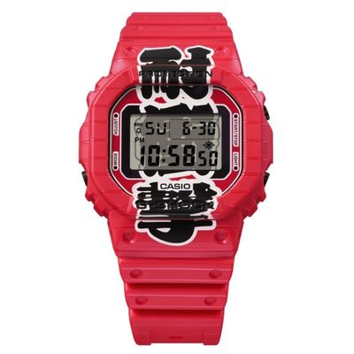 CASIO G-SHOCK DW-5600AKA-4JR Akachochin Limited Edition Men's Sports Watch, Made in Japan, Shock-Resistant, 200m Water Resistance, JDM (Japanese Domestic Market)