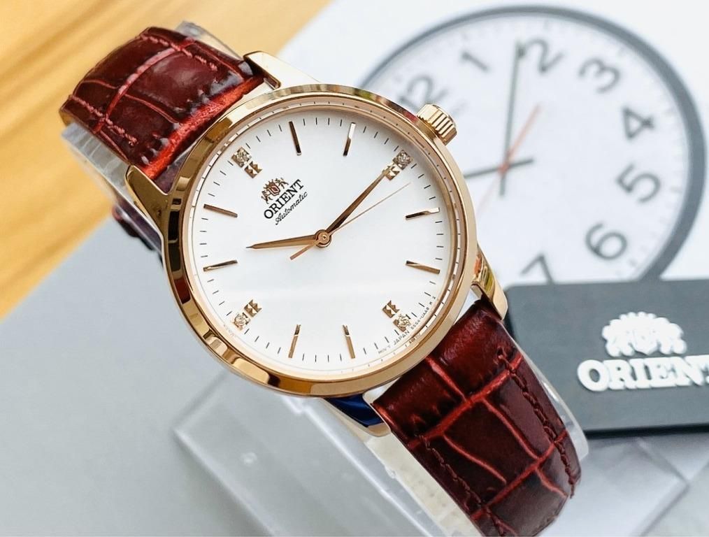 Orient Contemporary RA-NB0105S Women's Automatic Watch, 32mm, 100m Water Resistance, Leather Strap