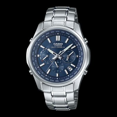 Casio Lineage LIW-M610D-2AJF Men's Radio-Controlled Solar Chronograph Watch, 46.3 × 41.6 × 10.6 mm, JDM (Japanese Domestic Market), Steel Strap