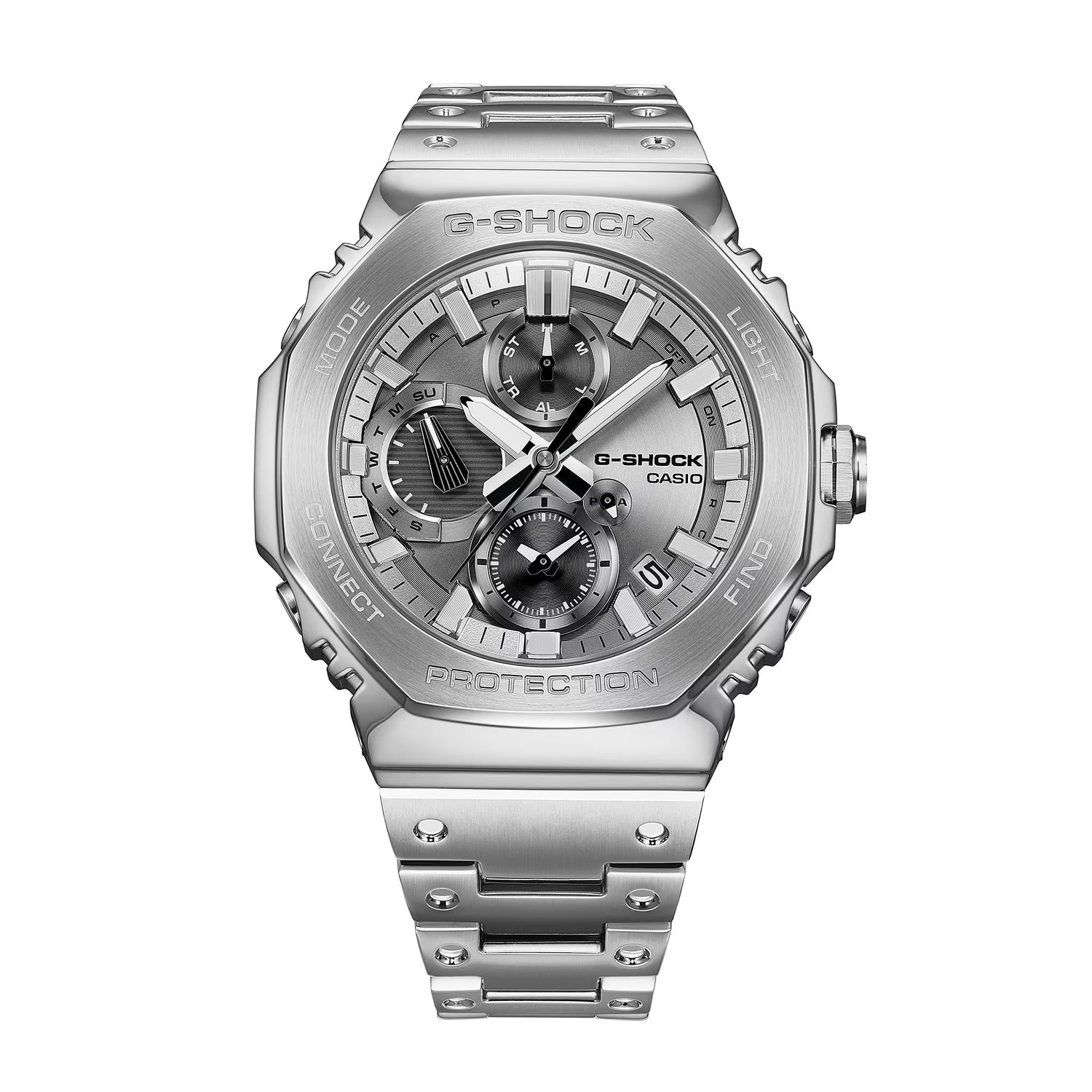 Casio G-Shock Full Metal Men's Bluetooth Solar Watch GMC-B2100ADS-1AJF JDM 46.3mm Made in Japan 200m Water Resistance Steel Strap JDM (Japanese Domestic Market)