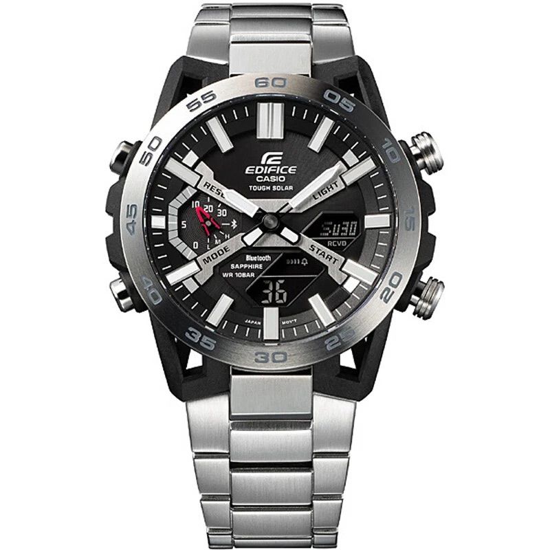 Casio Edifice Sospensione Men's Solar-Powered Bluetooth Chronograph Watch ECB-2000YD-1AJF JDM 51mm 100m WR sapphire crystal JDM (Japan Domestic market)