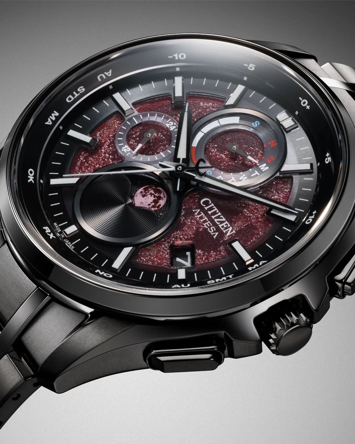 Citizen Attesa Black Titanium™ Men's Solar Radio-Controlled
