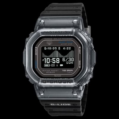 Casio G-Shock G-LIDE GBX-H5600-1JR Men's Bluetooth Solar Watch (JDM) 51.1 × 44.5 × 17.3 mm 200M WR Shock-Resistant - Heart Rate Monitor - Tide Information - Step Counter (JDM: Japanese Domestic Market) Mobile Phone Connectivity Casio G-Shock G-LIDE GBX-H5600-1JR Men's Bluetooth Solar Watch (JDM) 51.1 × 44.5 × 17.3 mm 200M WR Shock-Resistant - Heart Rate Monitor - Tide Information - Step Counter (JDM: Japanese Domestic Market) Mobile Phone Connectivity