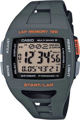 Casio PHYS STW-1000-8JH JDM Solar Radiocontrol Sports Watch 49 × 45 × 11.6 mm Lap Memory 120 100m WR JDM (Japanese Domestic Market)