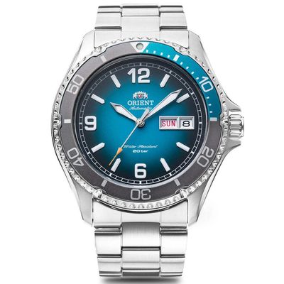Orient Mako Ryūkyū no Umi Japan Limited Men's Automatic Dive Watch RN-AA0816L JDM 41.8mm 200m WR Sapphire Crystal Steel Strap English - Kanji