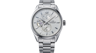 Orient Star Contemporary Semi-Skeleton Men's Automatic Watch RE-BY0011S 40mm 100m Water Resistance Sapphire Crystal Steel Strap Monochromatic 3D Dial Orient Star Contemporary Semi-Skeleton Men's Automatic Watch RE-BY0011S 40mm 100m Water Resistance Sapphire Crystal Steel Strap Monochromatic 3D Dial