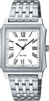 Casio analog watch mtp-b190d-7b elegant watch white dial