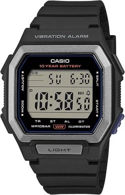 Casio Sports Men's Watch W-738H-1AJF JDM 47.0 mm x 42.8 mm x 13.5 mm 100M 42.8mm WR 10-Year Battery