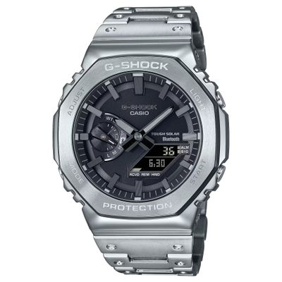 Casio G-Shock Full Metal GM-B2100D-1A Men's Bluetooth Solar Watch 49.8 × 44.4 × 12.8 mm Made in Japan 200m water-resistant Shock-resistant Mobile Link connectivity Steel band Casio G-Shock Full Metal GM-B2100D-1A Men's Bluetooth Solar Watch 49.8 × 44.4 × 12.8 mm Made in Japan 200m water-resistant Shock-resistant Mobile Link connectivity Steel band