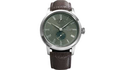 Orient Star Koke no Hoshi Men's Automatic Watch RK-BS0001E 39mm JDM Made in Japan, Anti-reflective Sapphire Crystal, 50h Power Reserve, Leather Strap, Cal. F7H44 JDM (Japanese Domestic Market)