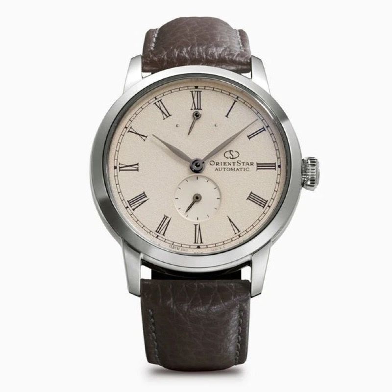 Orient Star Small Seconds Men's Automatic Watch Zōge no Hoshi RK-BS0002S 39mm JDM Made in Japan anti-reflective sapphire crystal leather strap F7H44 JDM (Japanese domestic market)