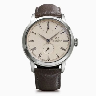 Orient Star Small Seconds Men's Automatic Watch Zōge no Hoshi RK-BS0002S 39mm JDM Made in Japan anti-reflective sapphire crystal leather strap F7H44 JDM (Japanese domestic market)