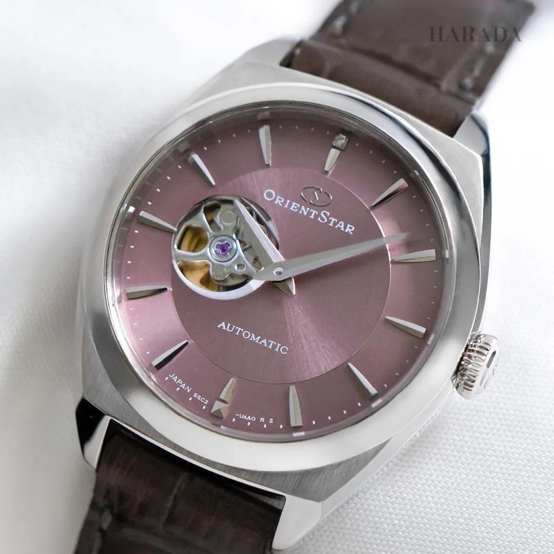 Orient Star Contemporary RK-ND0103N Women's Automatic Watch, JDM, 30mm, anti-reflective sapphire crystal, leather strap, 50m water resistance, made in Japan, JDM (Japanese domestic market)